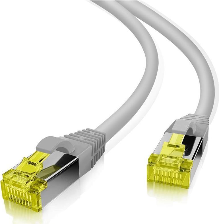 Cavo patch Helos S/FTP Cat 6a grigio 9,0 m