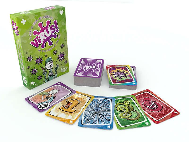 Virus Il gioco di carte pi contagioso Gioco di Carte - Argomento Medicina - Giorni da 2 a 6 Giocatori - Giorno 8 Anni - Durata
