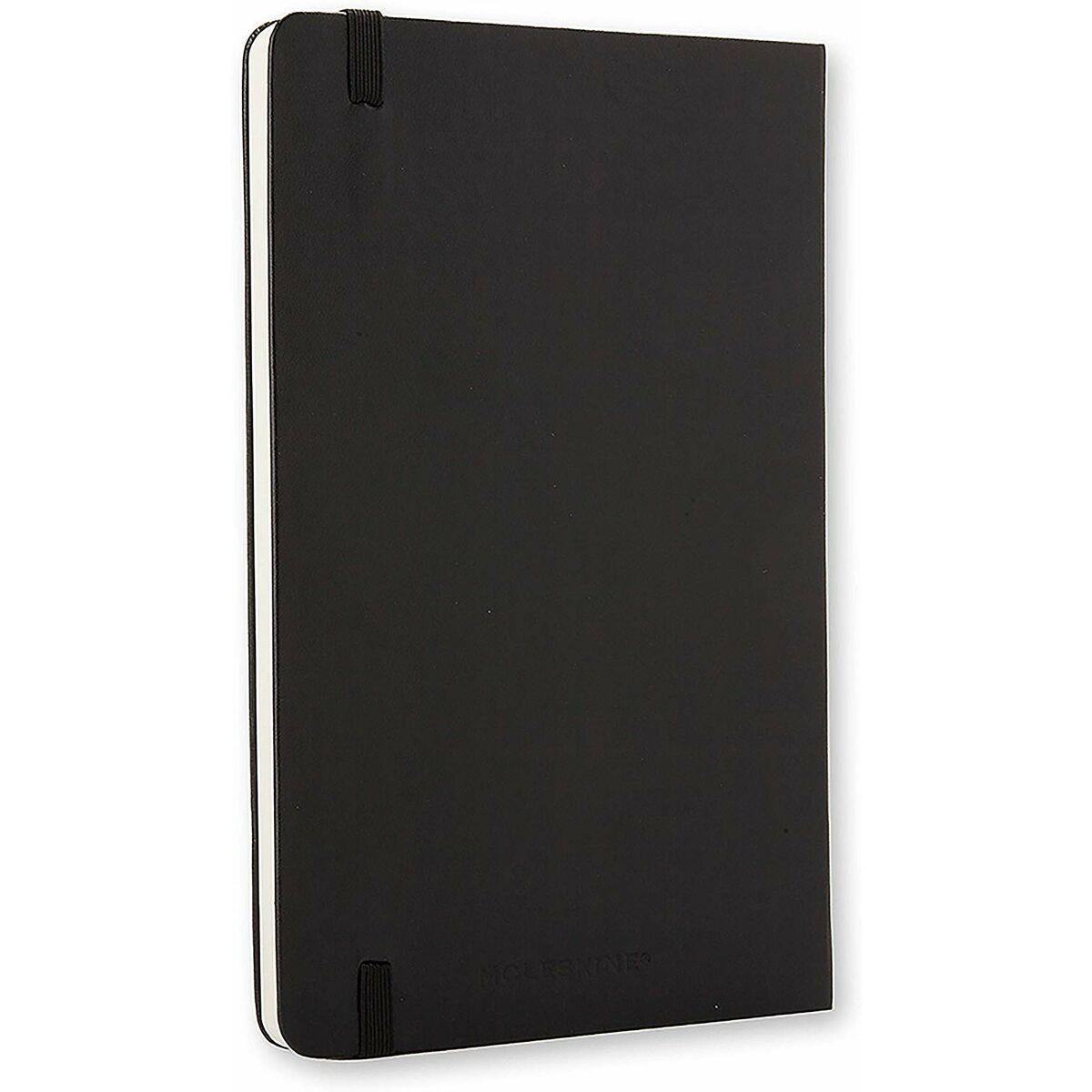 Taccuino a pagina bianca large 13x21 cm copertina rigida Moleskine nero QP062