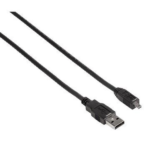 Hama Cavo per Nikon USB A 2.0/Mini USB B 2.0 (B8 pin) 18 metri nero