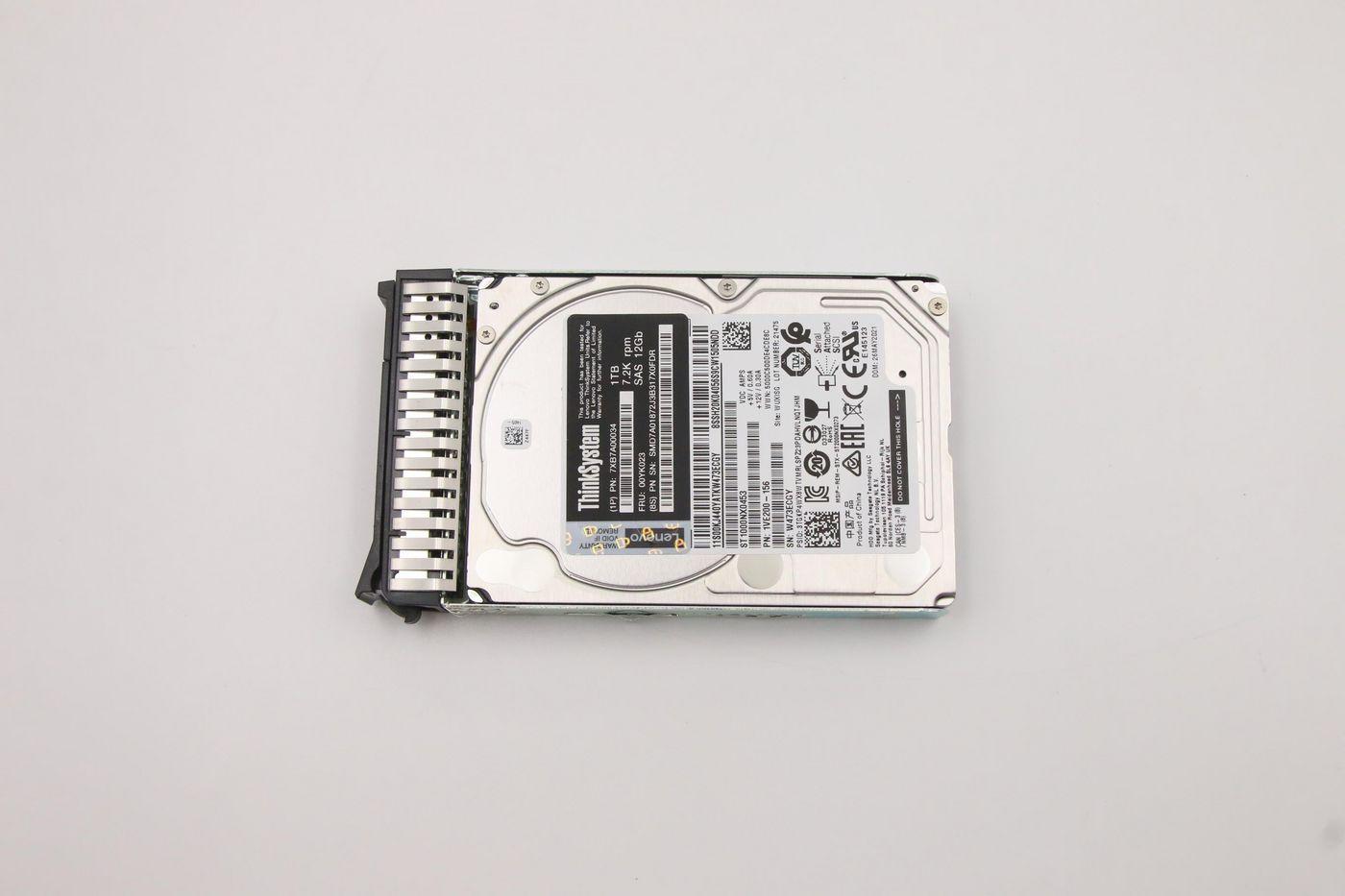 SAS 7,2K 12Gb da 2,5" 1TB Caldo