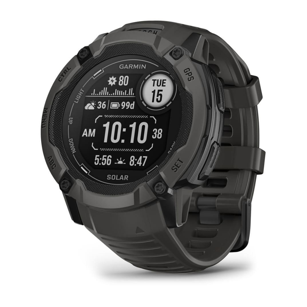 Garmin Instinct 2X Solar 2,79 cm [1.1] MIP 50 mm Digitale 176 x 176 Pixel Touch screen Grafite GPS [satellitare] (Smartwatch GA