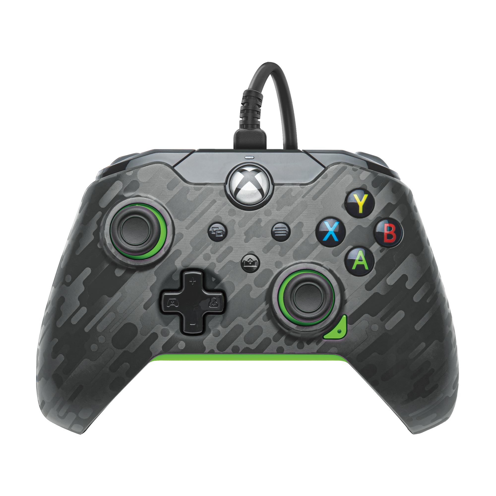 PDP 049-012-CMGG periferica di gioco Carbonio, Verde USB Gamepad Analogico/Digitale PC, Xbox One, Xbox One X, Xbox Series S, Xb