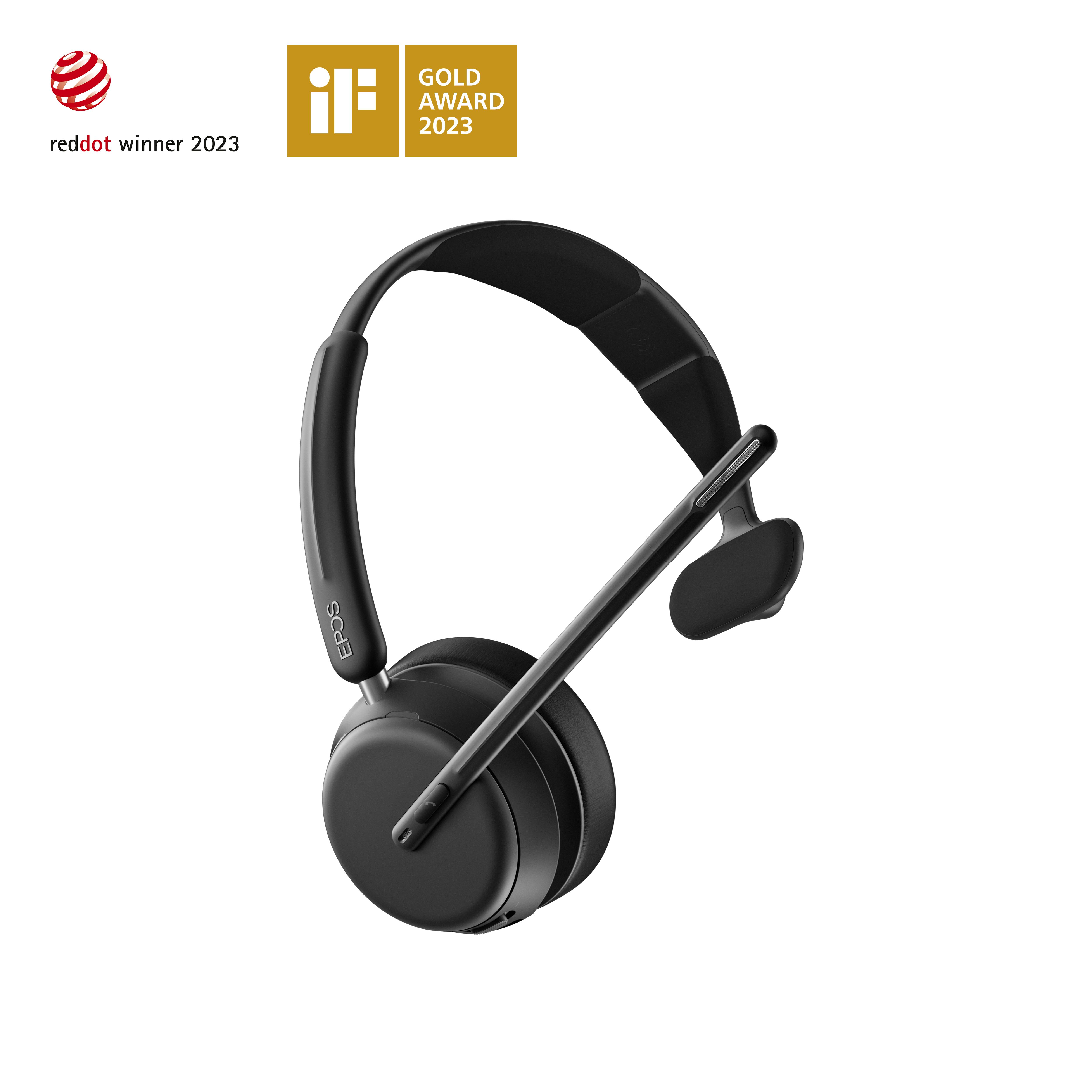 EPOS IMPACT 1030 Auricolare Wireless A Padiglione Ufficio Bluetooth Nero (IMPACT 1030 MONO BLUETOOTH - USB-A)