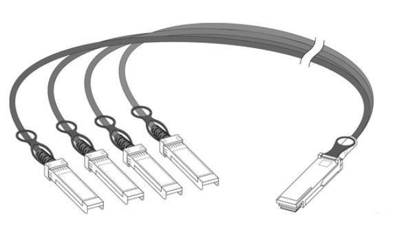 Cavo in fibra ottica Qsfp+ da 1 m