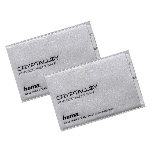 Hama 00105354 porta biglietti Argento