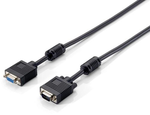 Equipaggia 118807 cavo VGA 1,8 m VGA (D-Sub) Nero