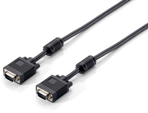 Equipaggia 118811 cavo VGA 3 m VGA (D-Sub) Nero