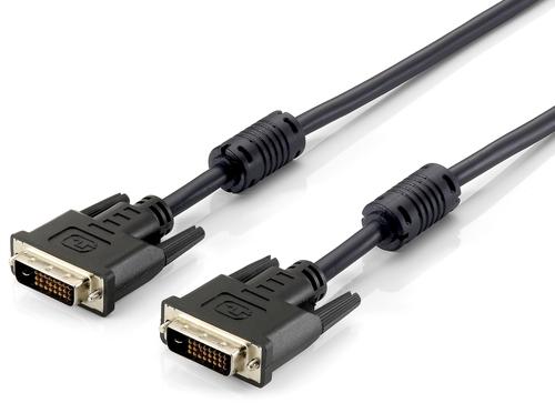 Equipaggia 118933 cavo DVI 3 m DVI-D Nero