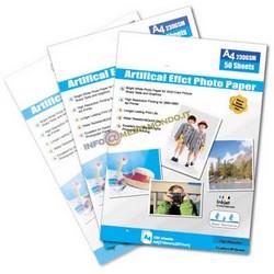 CARTA A4 FOTOGRAFICA ARTISTICA LUCIDA - EFFETTO ARTISTICO 230gr A4 - EFFETTO PERLATO - 20 FOGLI