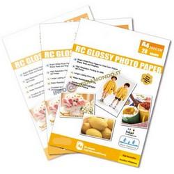 CARTA A5 FOTOGRAFICA GLOSSY - RESINATA RC - LUCIDA - A5 - 260gr - 20 FOGLI