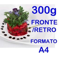 CARTA A4 FOTOGRAFICA PREMIUM - LUCIDA - FRONTE RETRO - A4 - 300g - 20 FOGLI