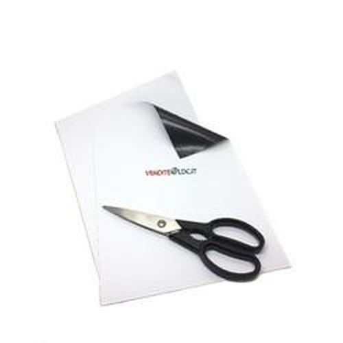 CARTA FOTOGRAFICA MAGNETICA - LUCIDA - 120g - STAMPABILE- INKJET - FORMATO A4 - CALAMITA - 5 FOGLI