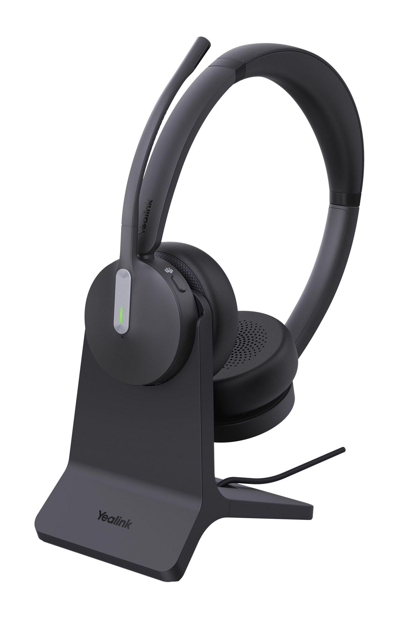Yealink BH70 Dual with Stand Teams Auricolare Wireless A Padiglione Ufficio USB tipo A Bluetooth Base di ricarica Nero (BH70 Du