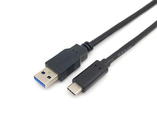 Equipaggia 128344 cavo USB 2 m USB 3.2 Gen 1 (3.1 Gen 1) USB A USB C Nero