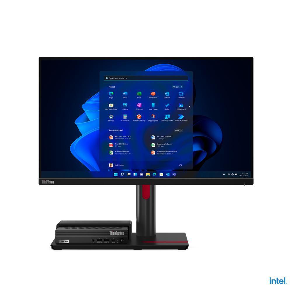 Lenovo ThinkCentre TIO Flex 24i Monitor PC 60,5 cm [23.8] 1920 x 1080 Pixel Full HD LCD Nero (ThinkCentre TIO Flex 24i, 24" Mon