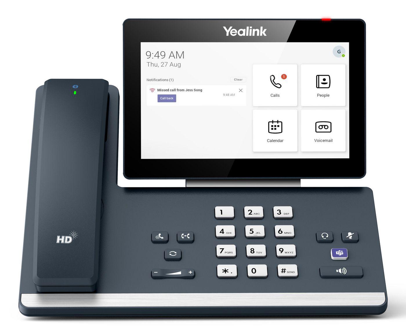 Yealink MP58-WH E2 Teams telefono IP Grigio LCD Wi-Fi (Yealink MSFT Teams Edition MP58-WH-Tea)