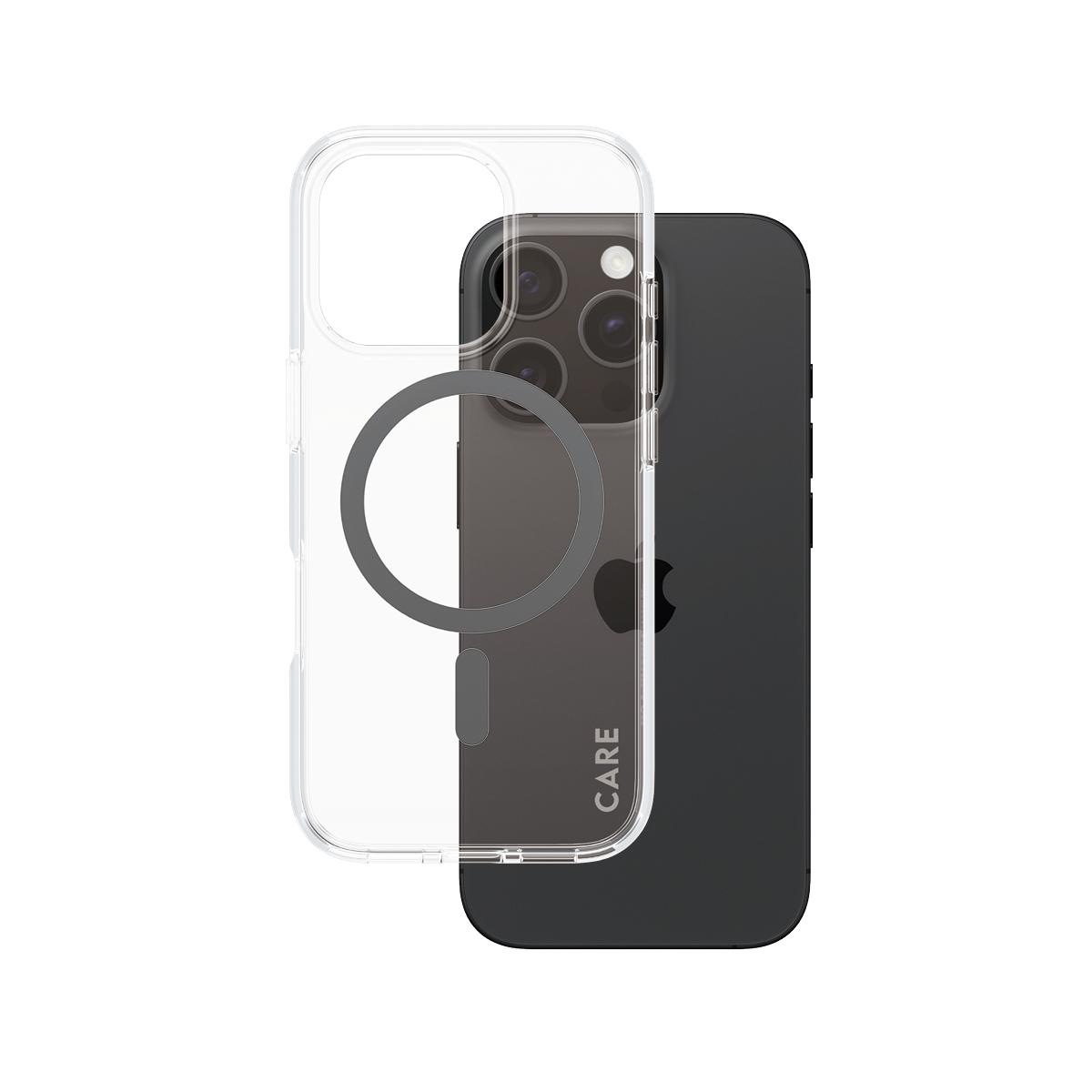 PanzerGlass CARE by PG BLK MagSafe iPhone16 6.3 Pro custodia per cellulare Cover Trasparente