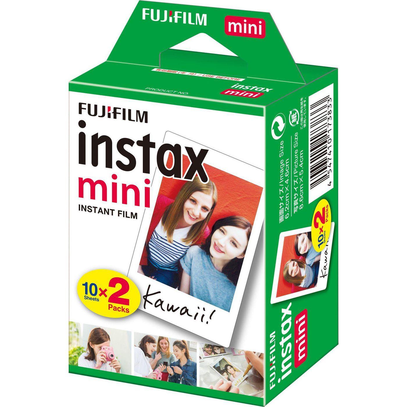 Fujifilm 16567828 pellicola per istantanee 20 pz 86 x 54 mm (Fujifilm Instax Mini farvefilm til umi)