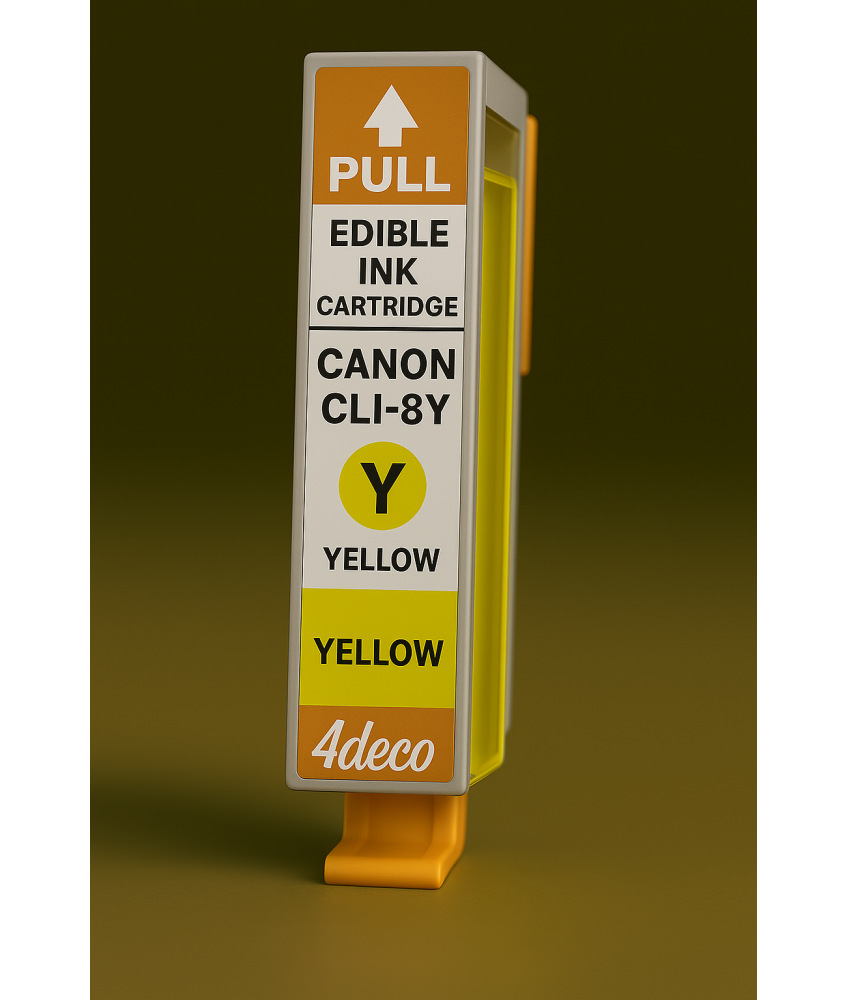 Inchiostro Commestibile CLI-8Y Giallo per Canon Con Chip