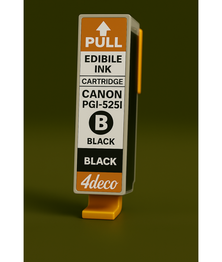 Inchiostro Commestibile PGI-525Bk Nero con Chip Canon