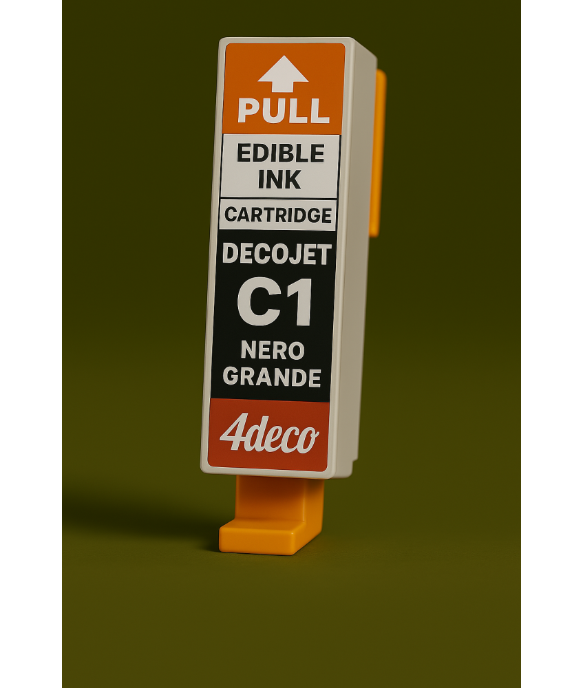 Cartucce Inchiostro Commestibile Decojet C1 Nero Grande