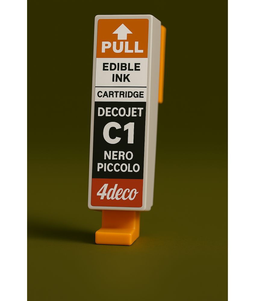 Cartucce Inchiostro Commestibile Decojet C1 Nero piccolo