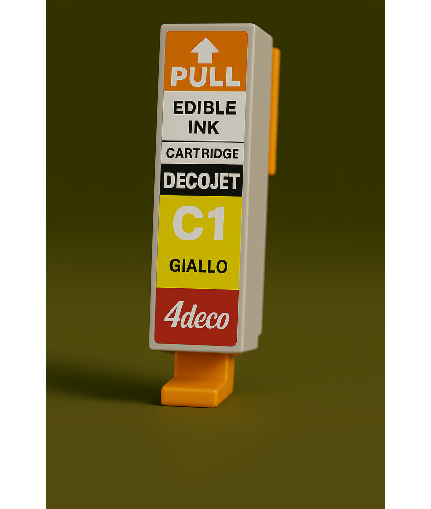 Cartucce Inchiostro Commestibile Decojet C1 Giallo