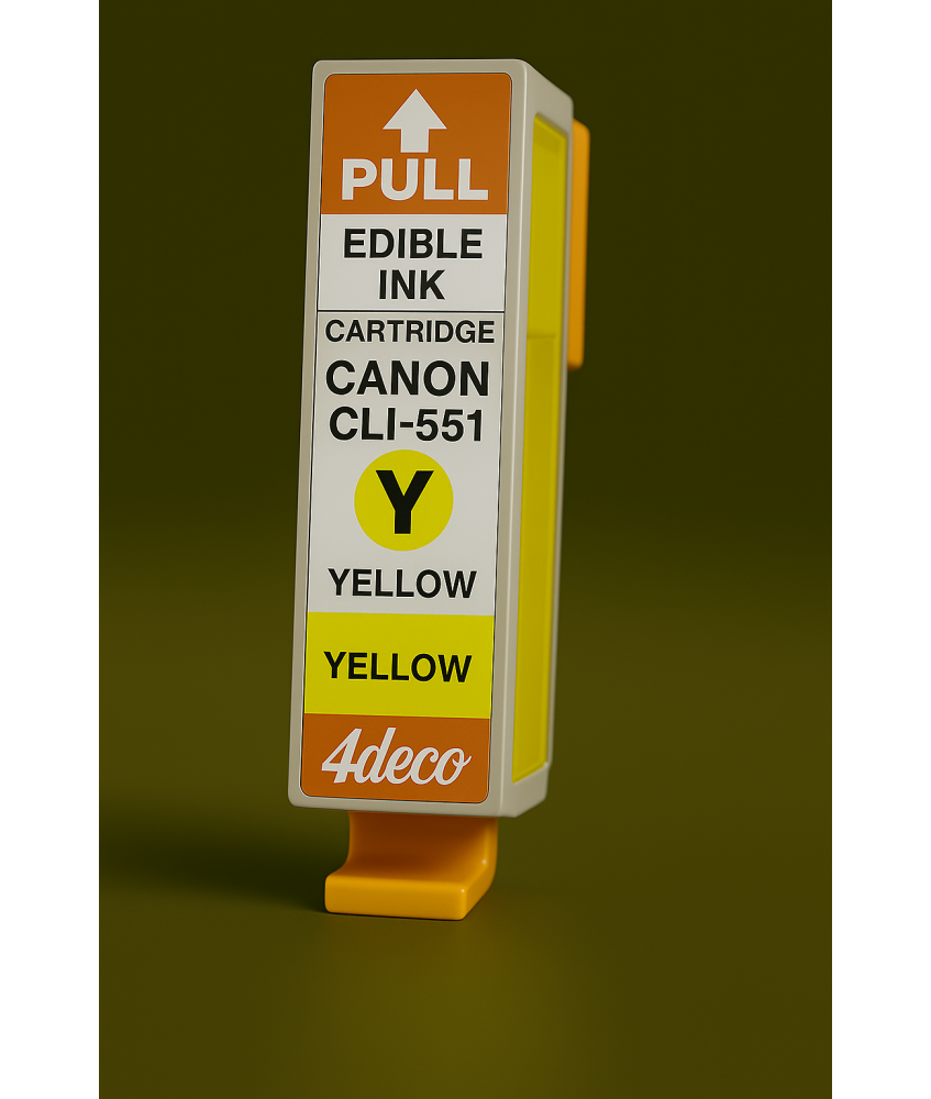 Cartuccia CLI-551Y Inchiostro Commestibile Canon Giallo