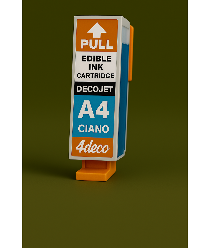 Cartucce Inchiostro Commestibile Modecor Decojet A4 Ciano