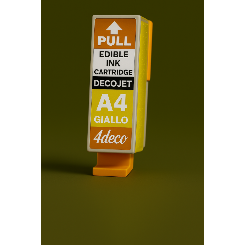 Cartuccia Inchiostro Commestibile Modecor Decojet A4 - Giallo
