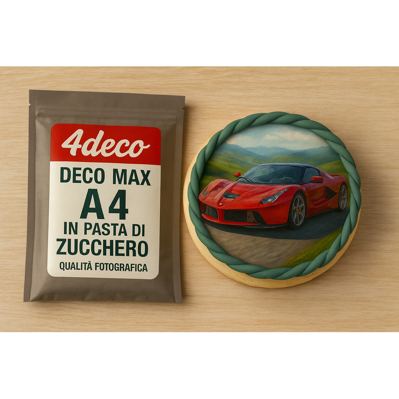 A4 Cialda Pasta Zucchero Deco Max 25 Fogli