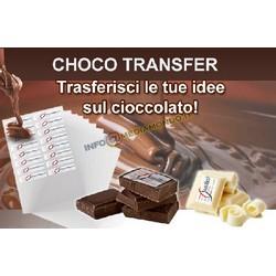 FOGLI TRASFERIBILI / CHOCOTRANSFER / CHOCO STRATO - FORMATO A3 - PER TARGHETTE E PLACCHETTE AL CIOCCOLATO - 10 Fogli