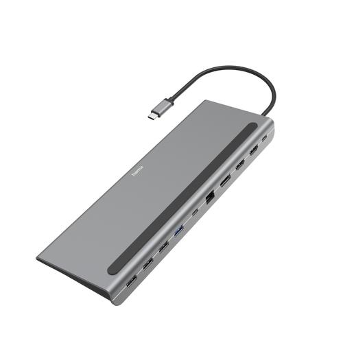 Hama 00200100 hub di interfaccia USB 3.2 Gen 1 (3.1 Gen 1) Type-C 5000 Mbit/s Antracite