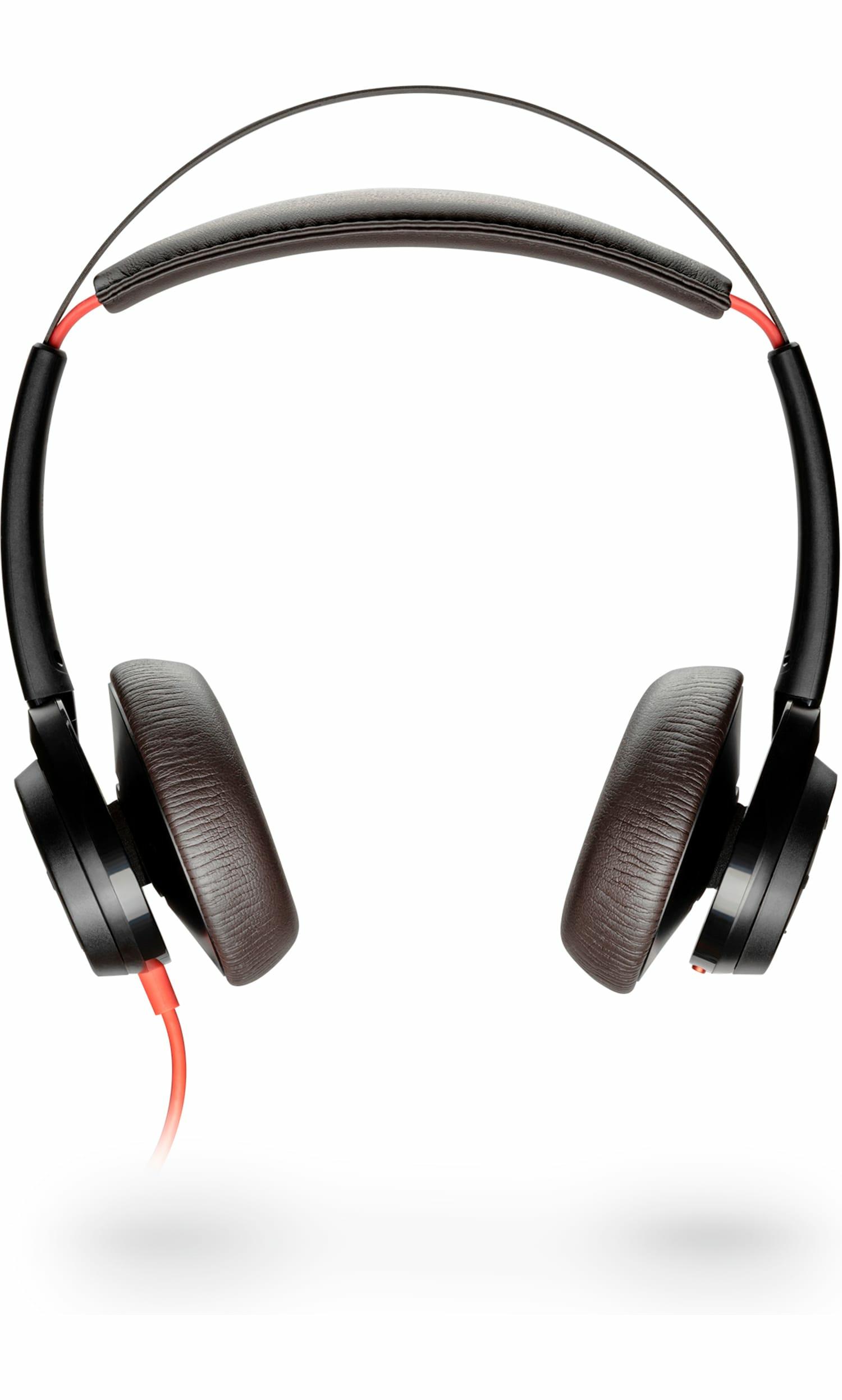 Poly Blackwire 7225 USB A cuffie biaurale con cavo USB A, ANC, nere