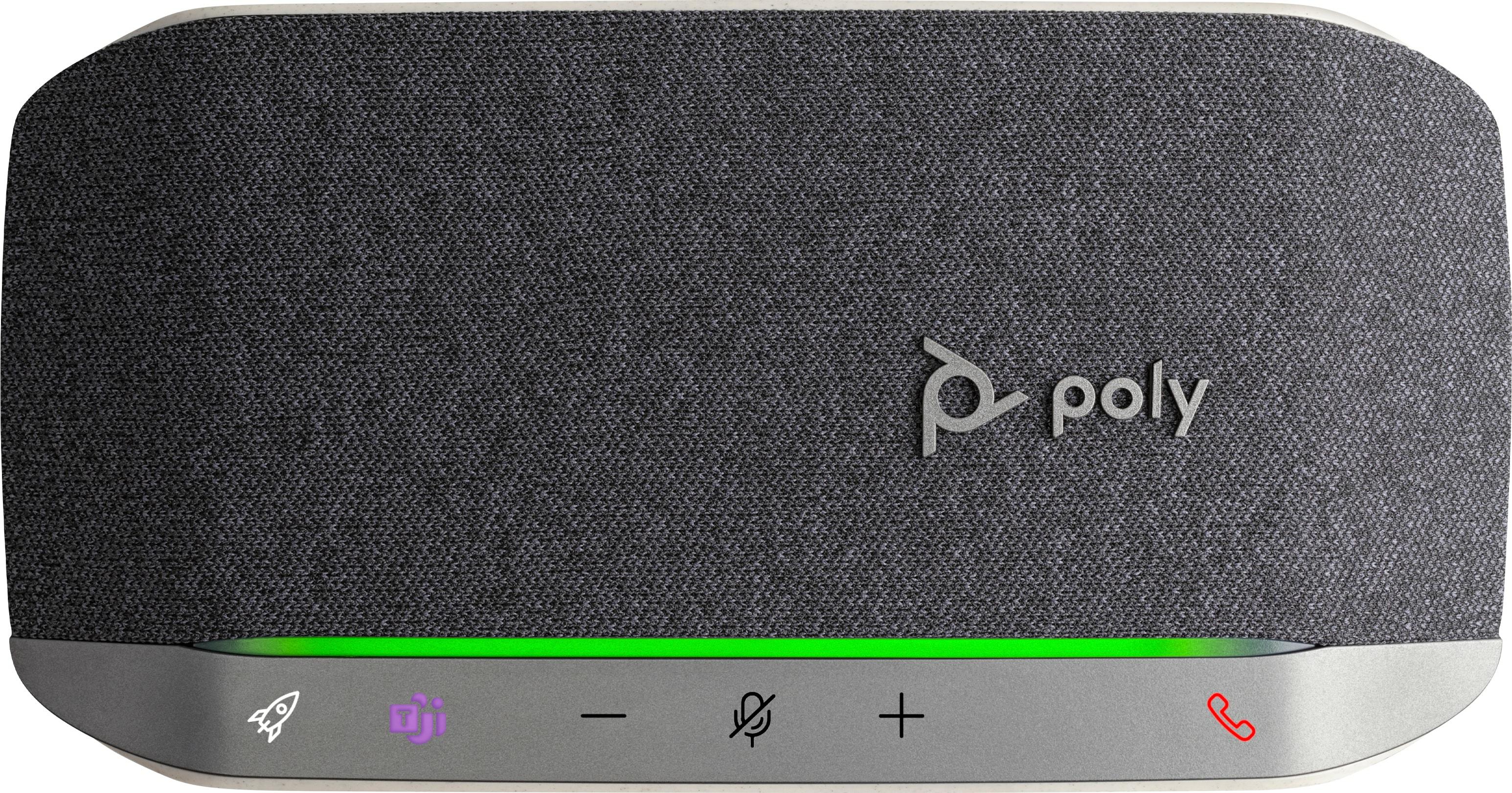 POLY Vivavoce Sync 20 con connettore USB-A, certificato per Microsoft Teams (Sync 20 - POLY Sync 20, Universal, - Black, Silver