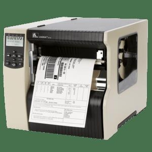 Zebra 220Xi4, 12 punti /mm (300dpi), Peeler, Rewind, RTC, Multi-IF, Printserver (Ethernet)