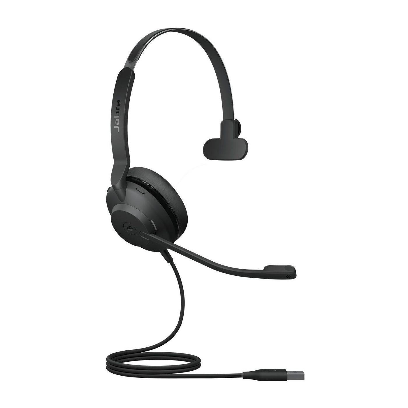 Jabra 23189-899-979 cuffia e auricolare Cablato A Padiglione Ufficio USB tipo A Nero (Jabra Evolve2 30 SE MS Mono - headset)