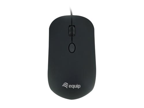Equipaggia 245114 mouse Ambidestro USB tipo A Ottico 1600 DPI