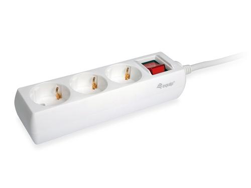Equip 245551 prolunghe e multiple 1,5 m 3 presa(e) AC Interno Bianco