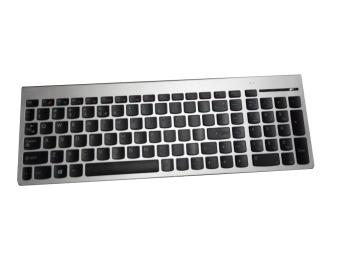 Lenovo 25216255 tastiera RF Wireless QWERTY US International Nero, Argento