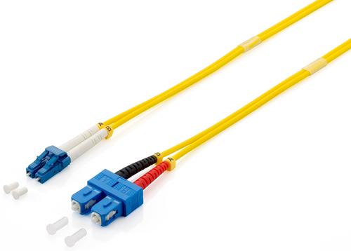 Equip 254331 cavo a fibra ottica 1 m LC SC OS2 Giallo