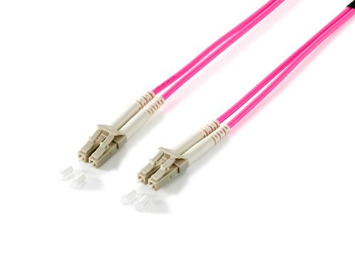 Equip 255516 cavo a fibra ottica 10 m LC OM4 Beige, Viola