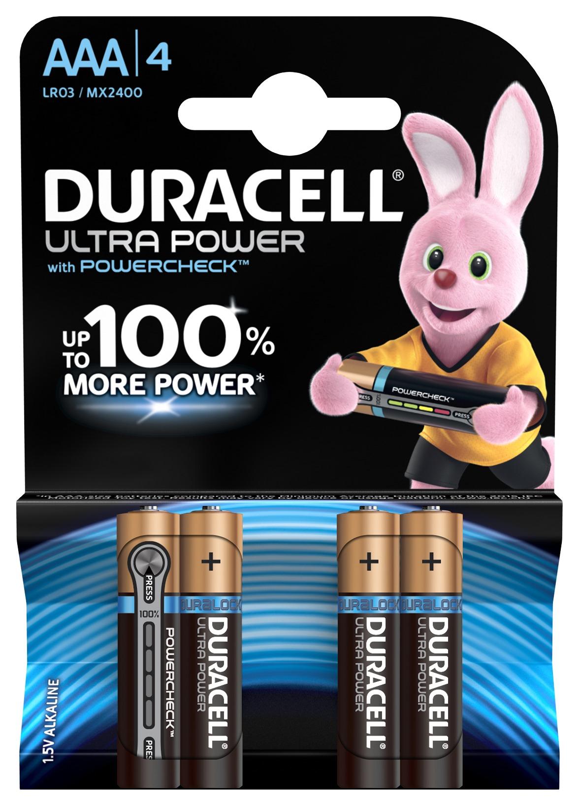 Duracell Mini Stilo AAA Ultra Power (4pcs) batteria non-ricaricabile Alcalino 1.5 V
