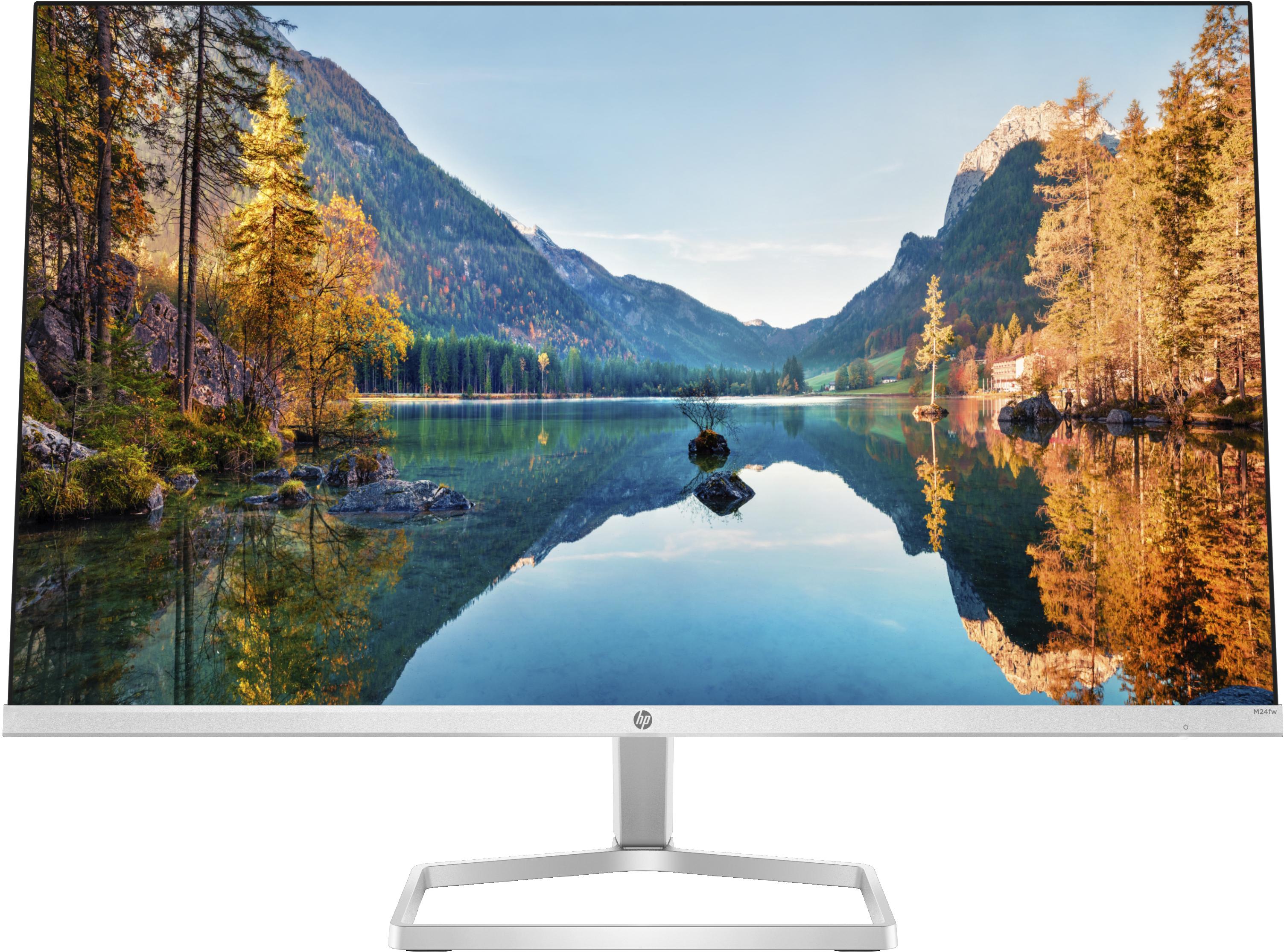 HP Monitor FHD M24fw (M24Fw Computer Monitor 60.5 - Cm [23.8] 1920 X 1080 Pixels - Full Hd Led Silver - Warranty: 12M)