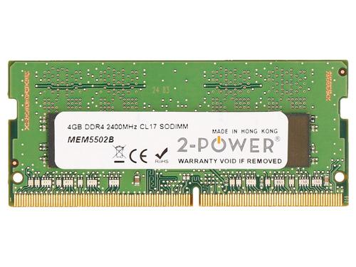2-Power 2P-GX70N46759 memoria 4 GB 1 x 4 GB DDR4 2400 MHz (4GB DDR4 2400MHz CL17 SODIMM)