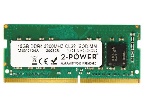 2-Power 2P-JM3200HSE-16G memoria 16 GB 1 x 16 GB DDR4 3200 MHz (16GB DDR4 3200MHz CL22 SODIMM)