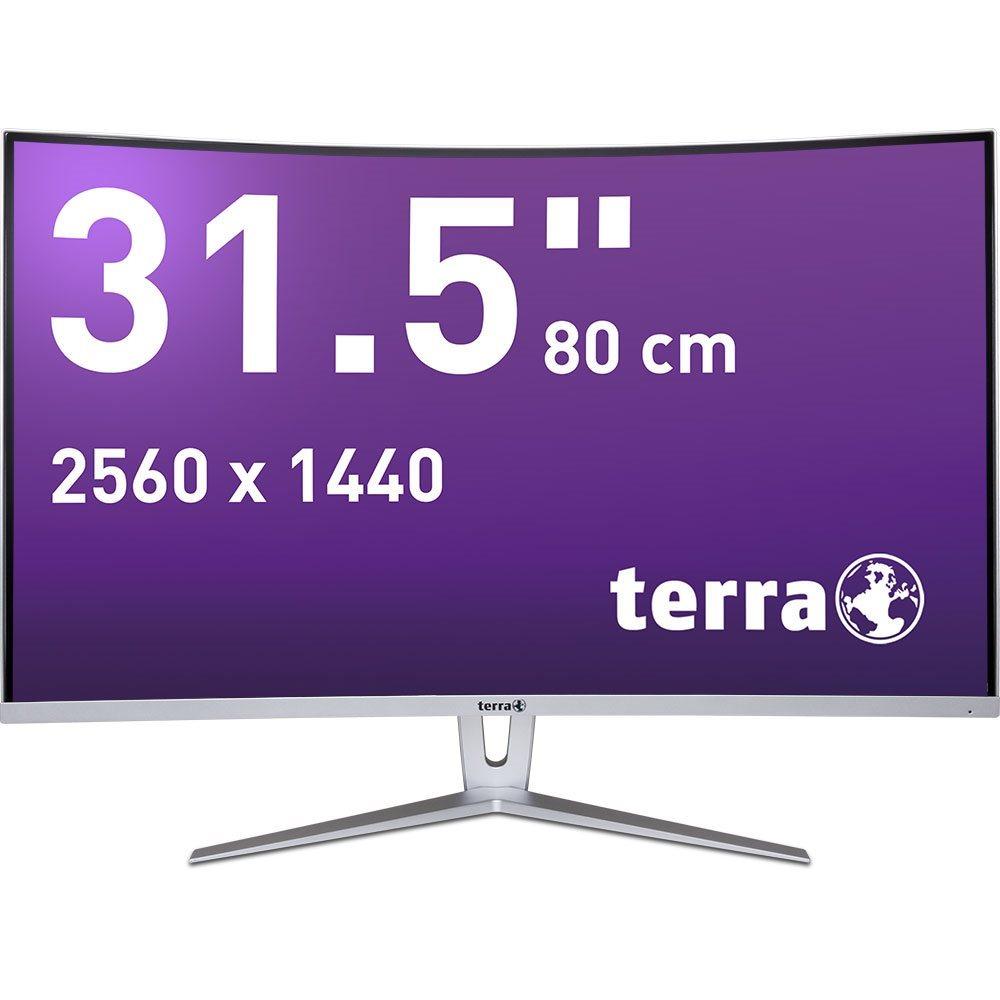 TERRA 3030219 Monitor PC 813 cm (32") 2560 x 1440 Pixel Dual WQHD LED Argento Bianco