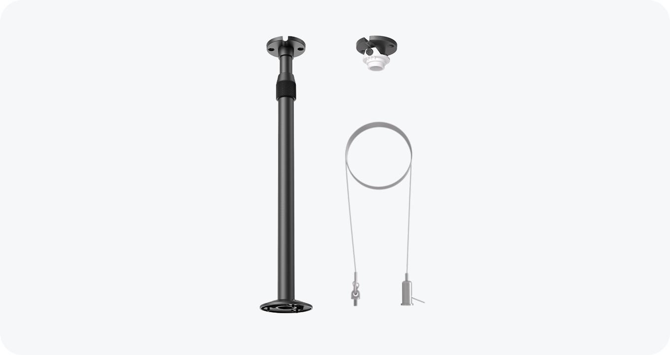 Yealink 3311091 accessorio per videoconferenza Kit di montaggio Nero Grigio