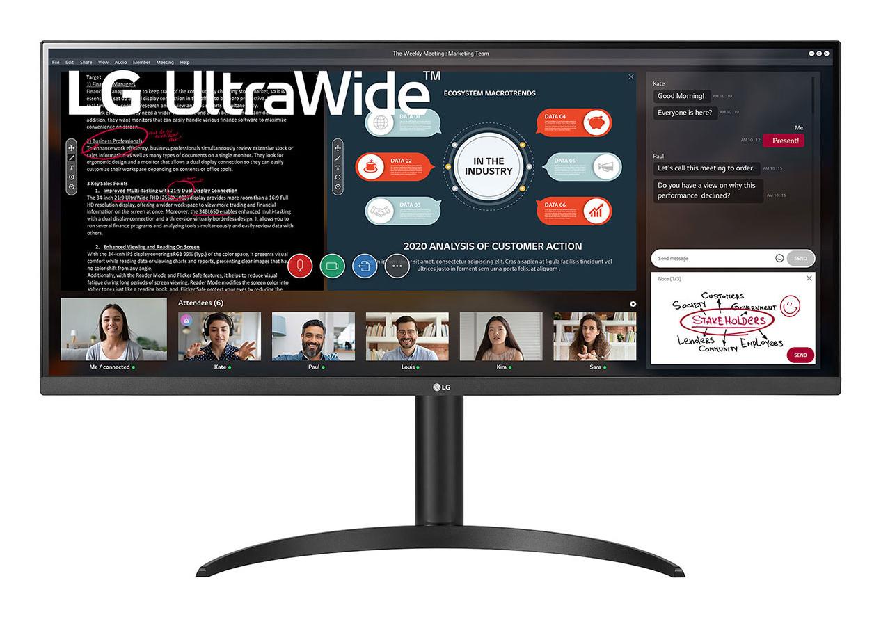 LG 34WP550-B Monitor PC 864 cm (34") 2560 x 1080 Pixel UltraWide Full HD LCD Nero